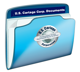 U.S. cartage corporation folder